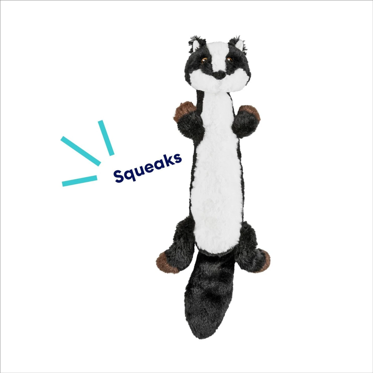 Frisco Skunk Skinny Plush Squeaky Dog Toy - Image 3