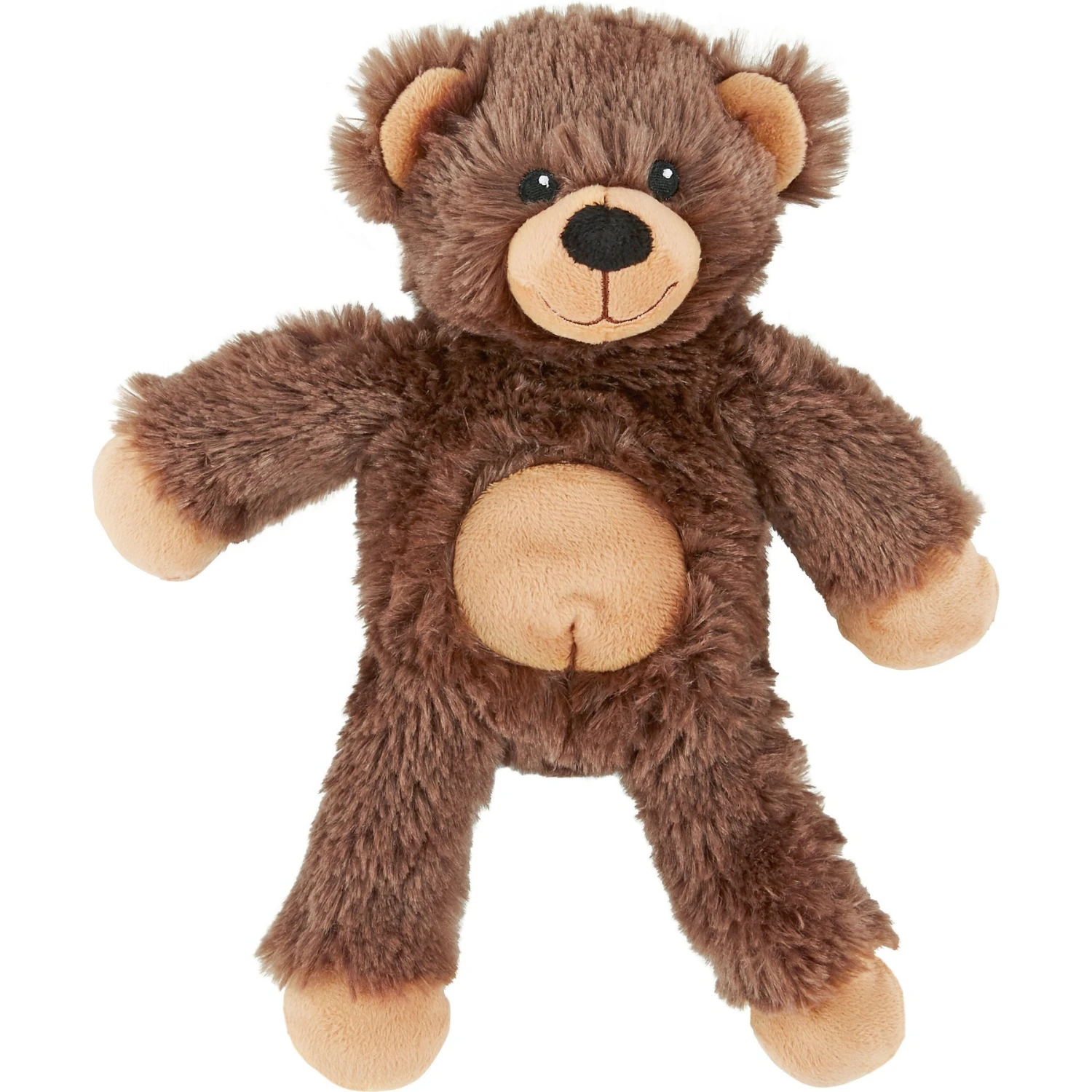 Frisco Bear Plush With Inside Rope Squeaky Dog Toy