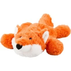 Frisco Fox Plush With Inside Rope Squeaky Dog Toy