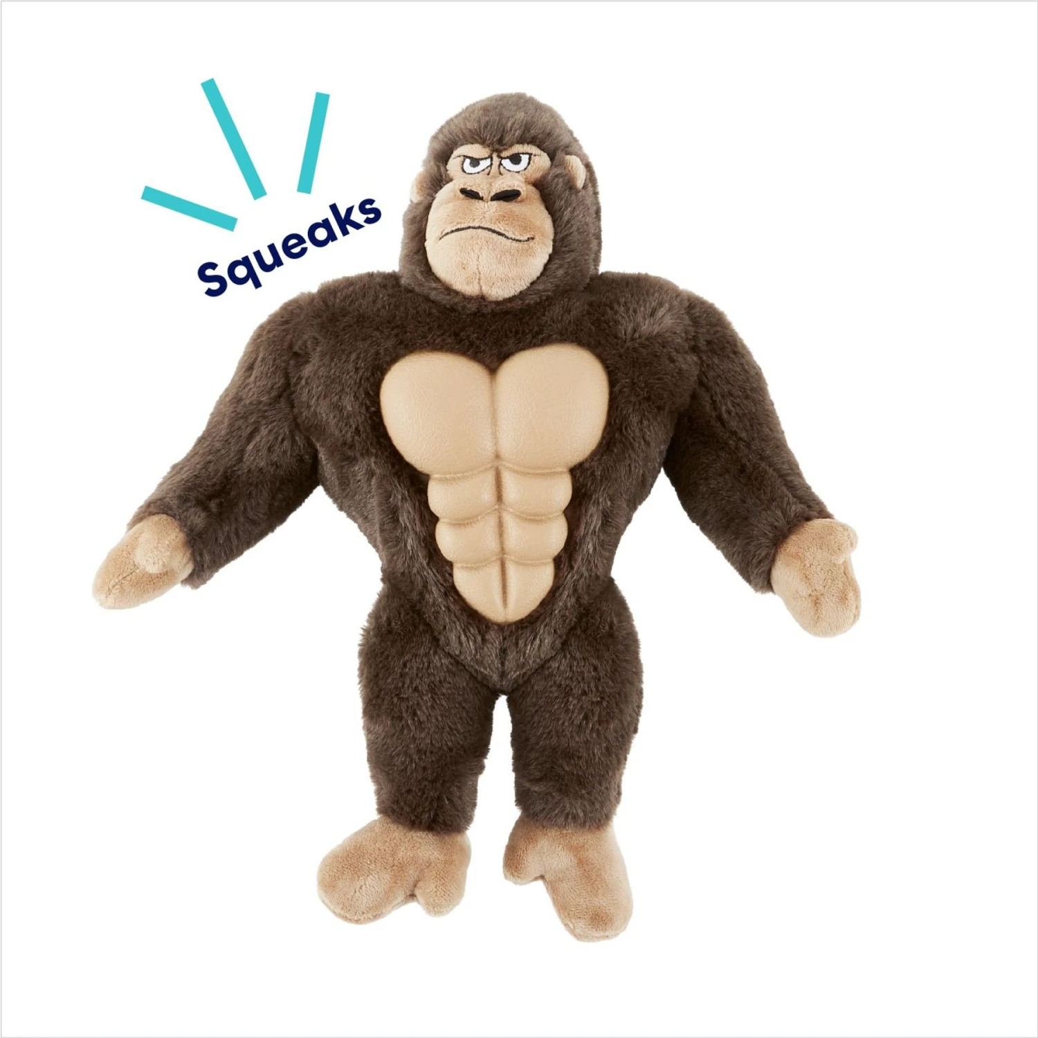 Frisco Gorilla Muscle Plush Squeaky Dog Toy - Image 3