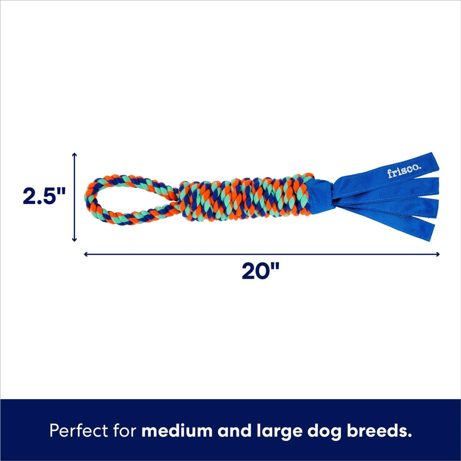 Frisco Rope With Handle & Tassels Dog Toy - Image 2