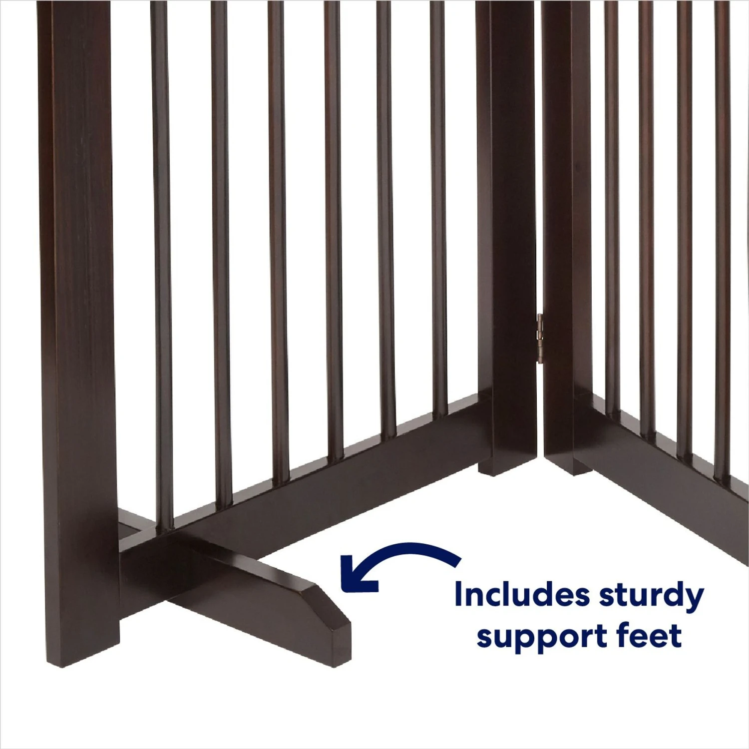 Frisco Deluxe Configurable 4-Panel Wood Dog Gate - Image 6