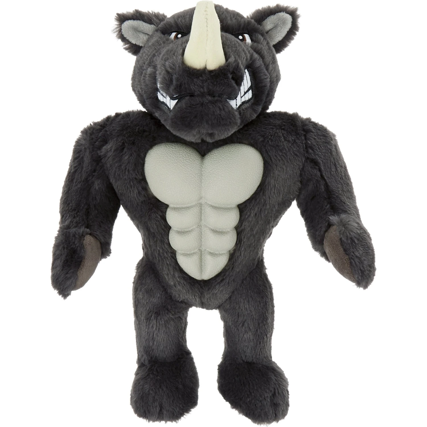 Frisco Rhino Muscle Plush Squeaky Dog Toy