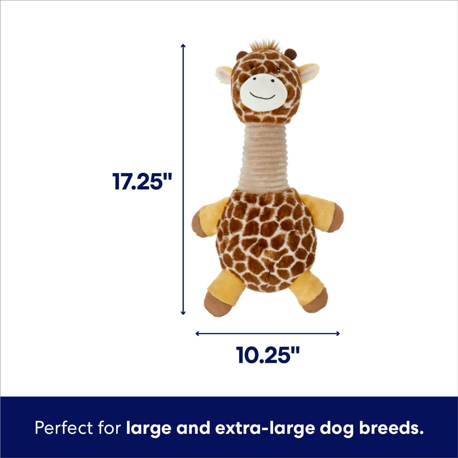 Frisco Giraffe Bobberz Plush Squeaky Dog Toy - Image 2