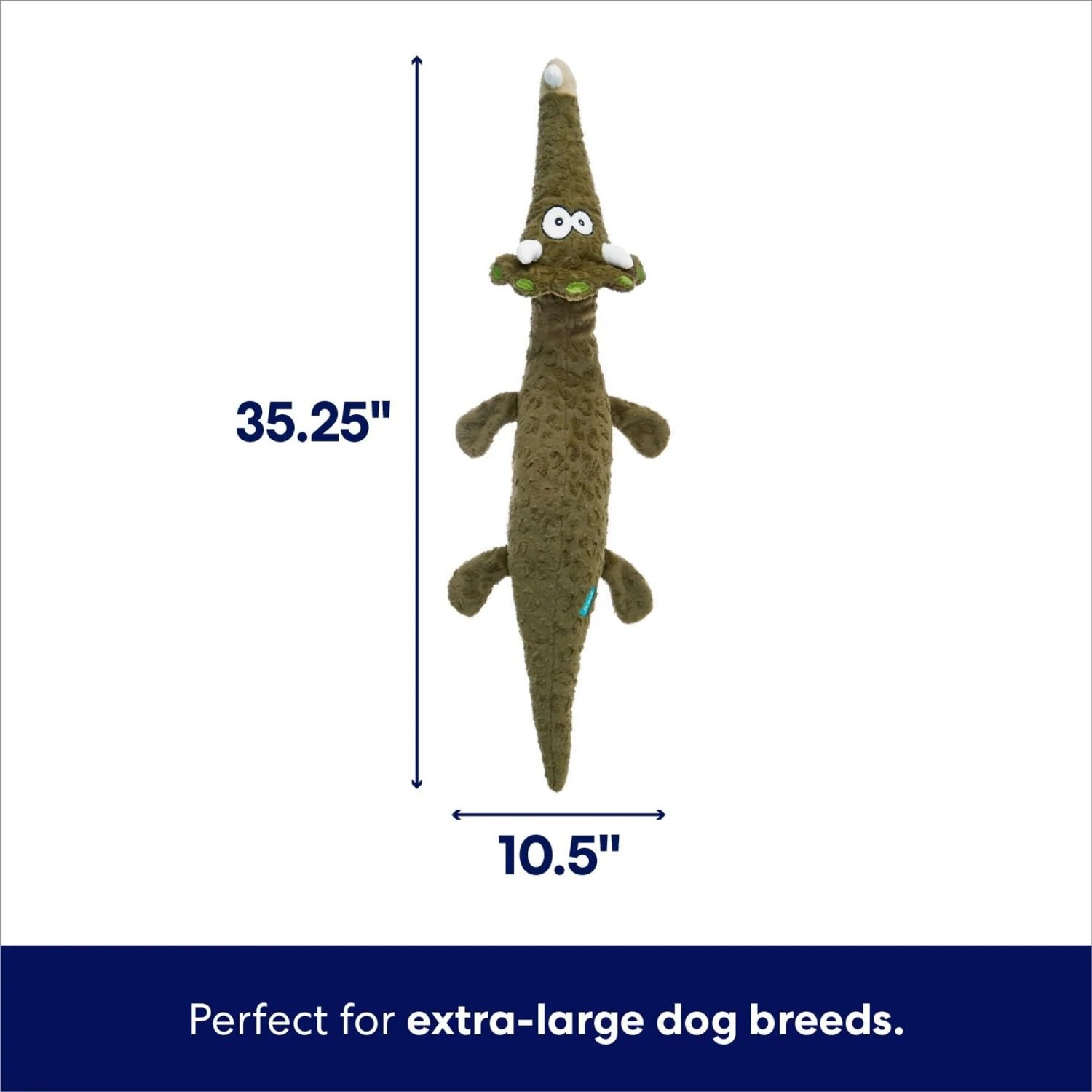 Frisco Triceratops Wagazoo Plush Squeaky Dog Toy - Image 2