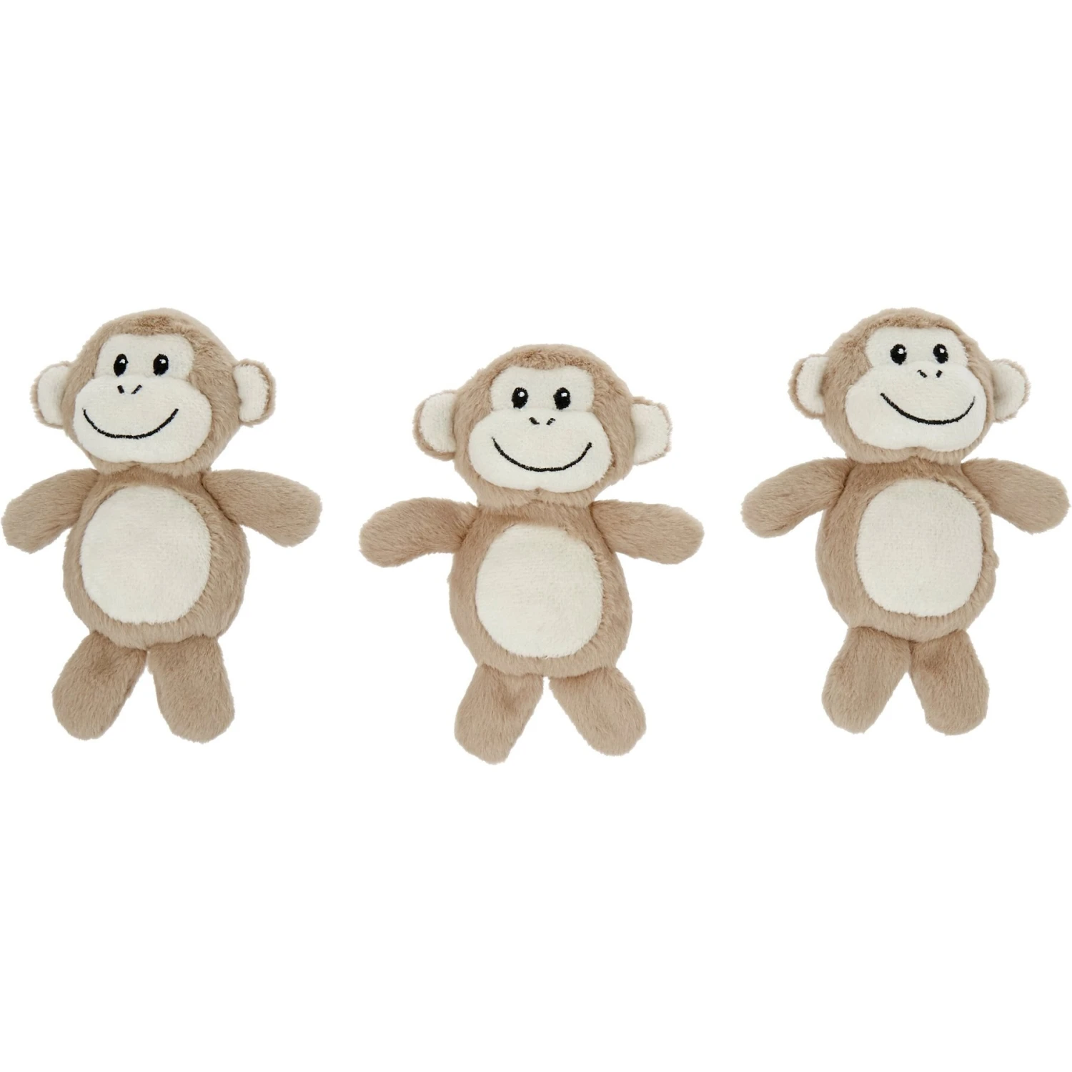 Frisco Monkeys In Tree Hide & Seek Puzzle Plush Squeaky Dog Toy Refills