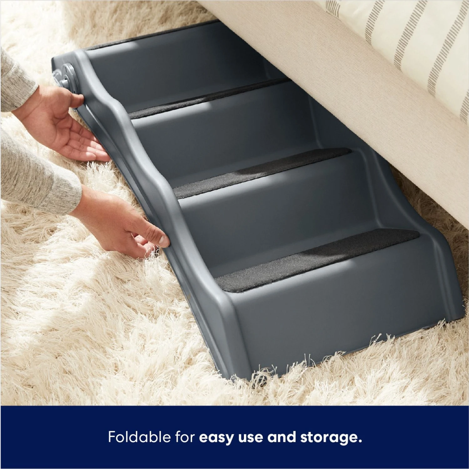 Frisco Foldable Nonslip Cat & Dog Stairs - Image 4