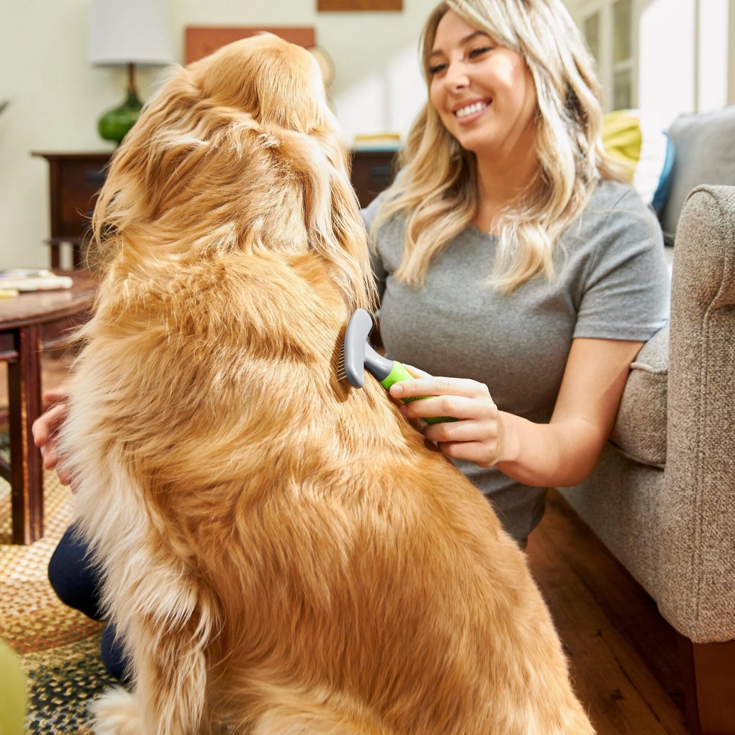 Frisco Shedding Rake Dog & Cat Brush - Image 4