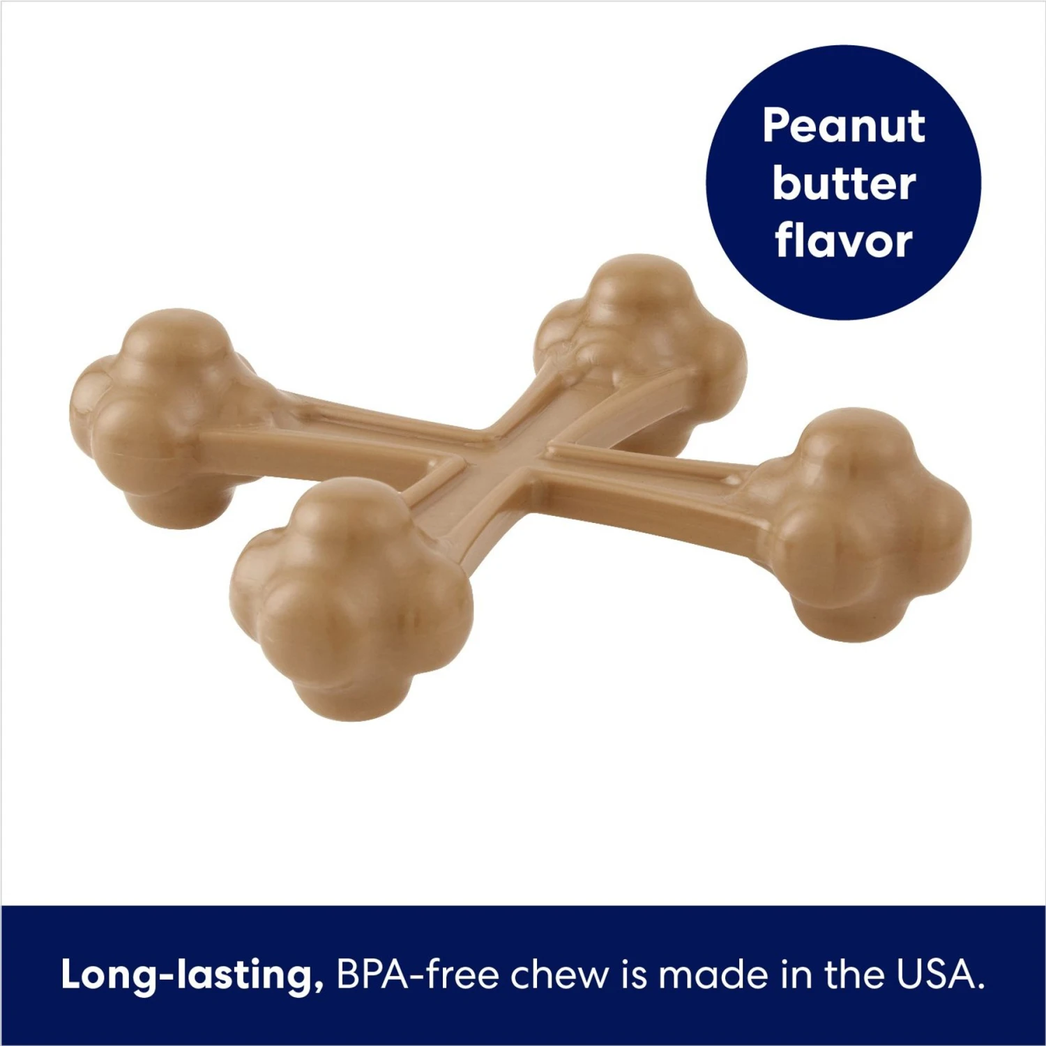 Frisco Peanut Butter Flavor Tough Nylon Dog Chew Toy - Image 3