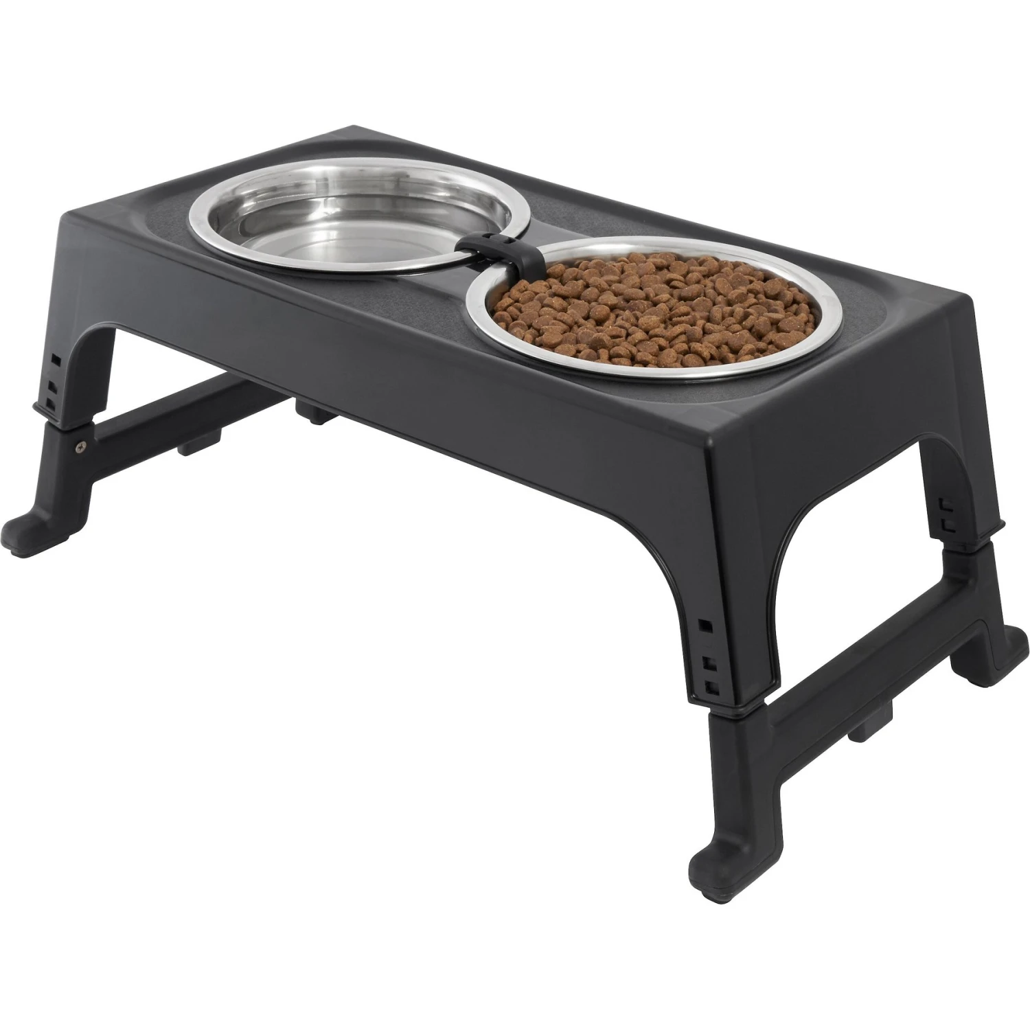 Frisco Stainless Steel Bowls With Adjustable Elevated Holder - Image 3
