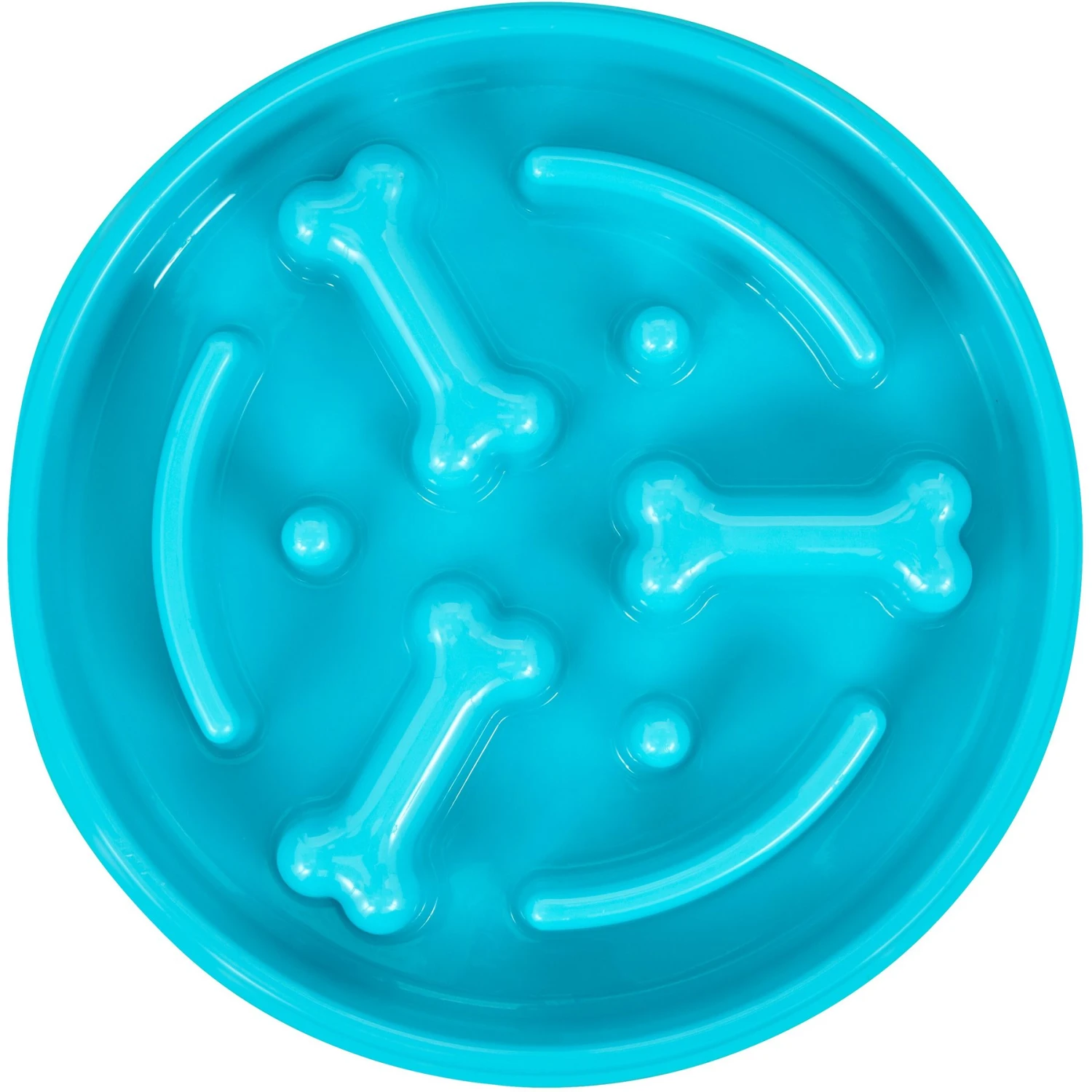 Frisco Bone Shaped Ridges Slow Feed Bowl