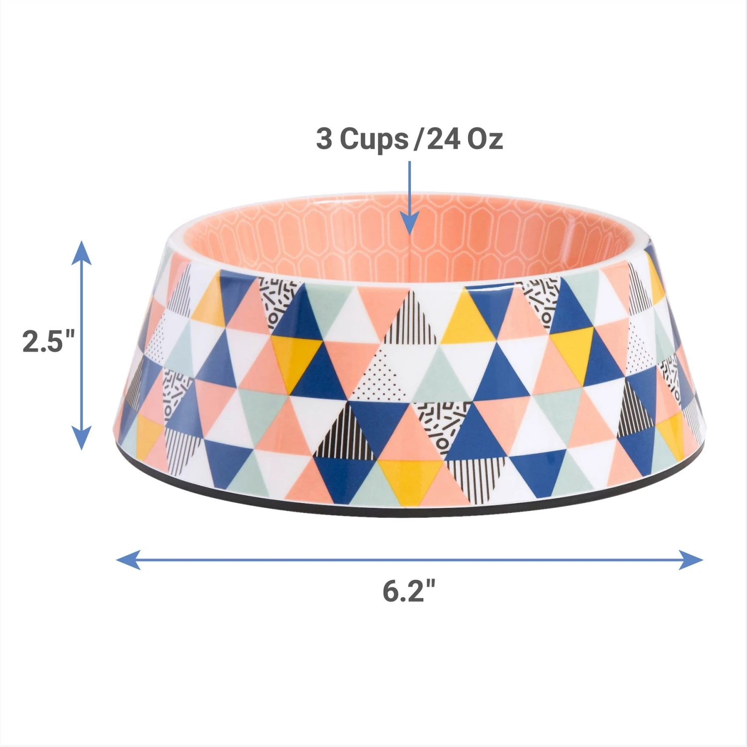 Frisco Colorful Geometric Melamine Bowl - Image 2