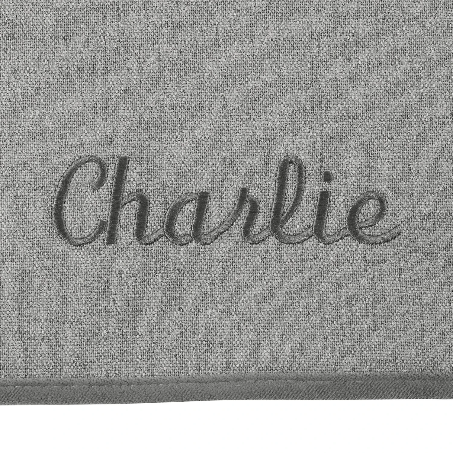 Frisco Faux Linen Personalized Dog & Cat Blanket - Image 7
