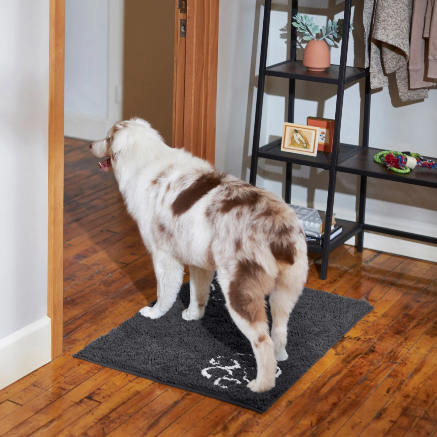 Frisco Microfiber Chenille Paw Print Doormat - Image 5
