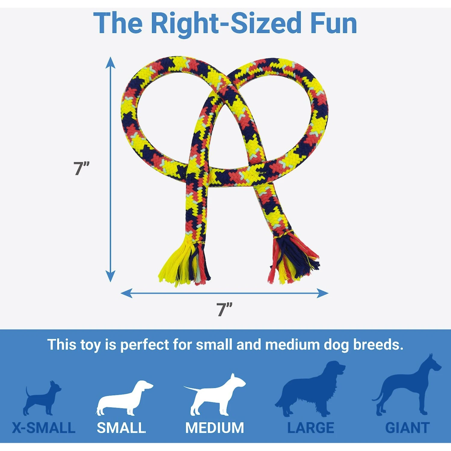 Frisco Pretzel Rope Dog Toy - Image 2