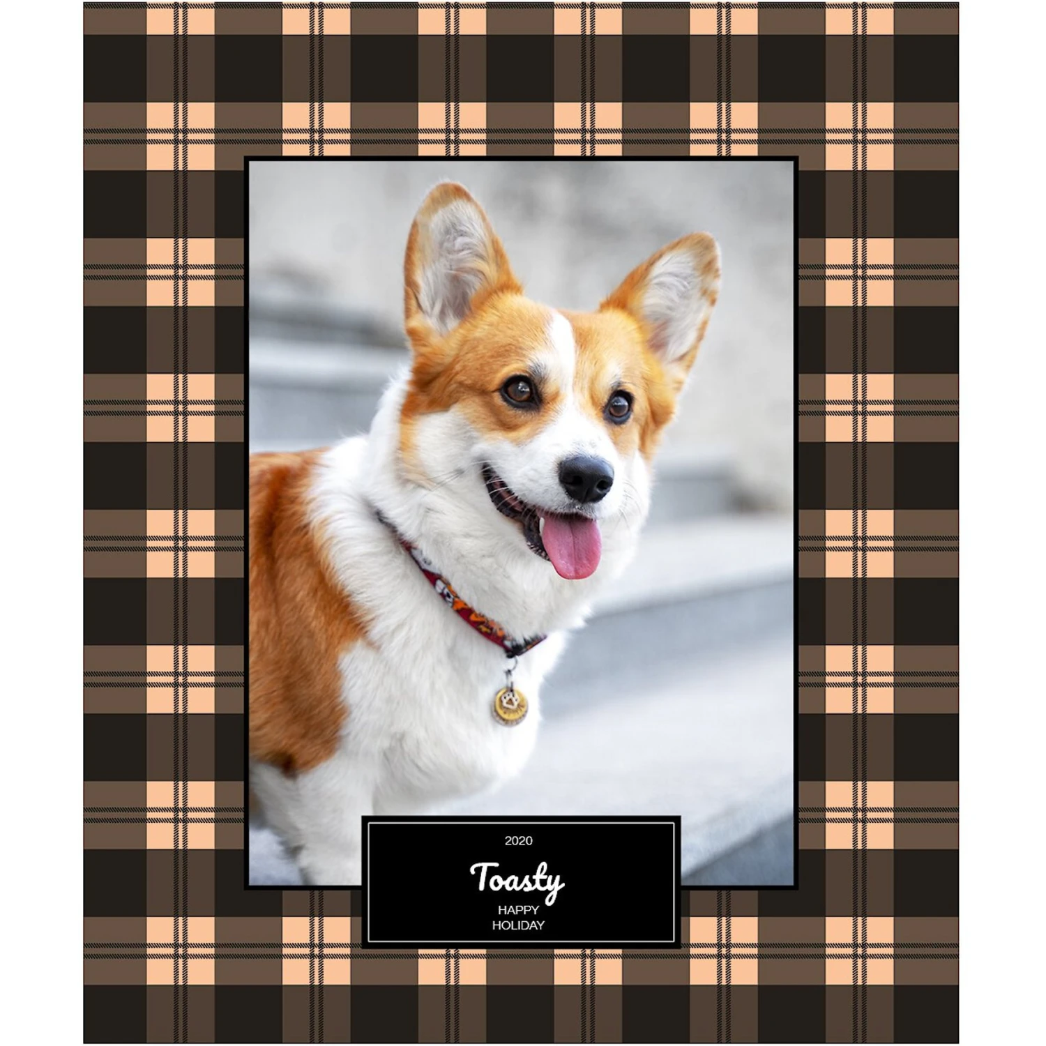 Frisco Plaid Sherpa Fleece Personalized Blanket - Image 3