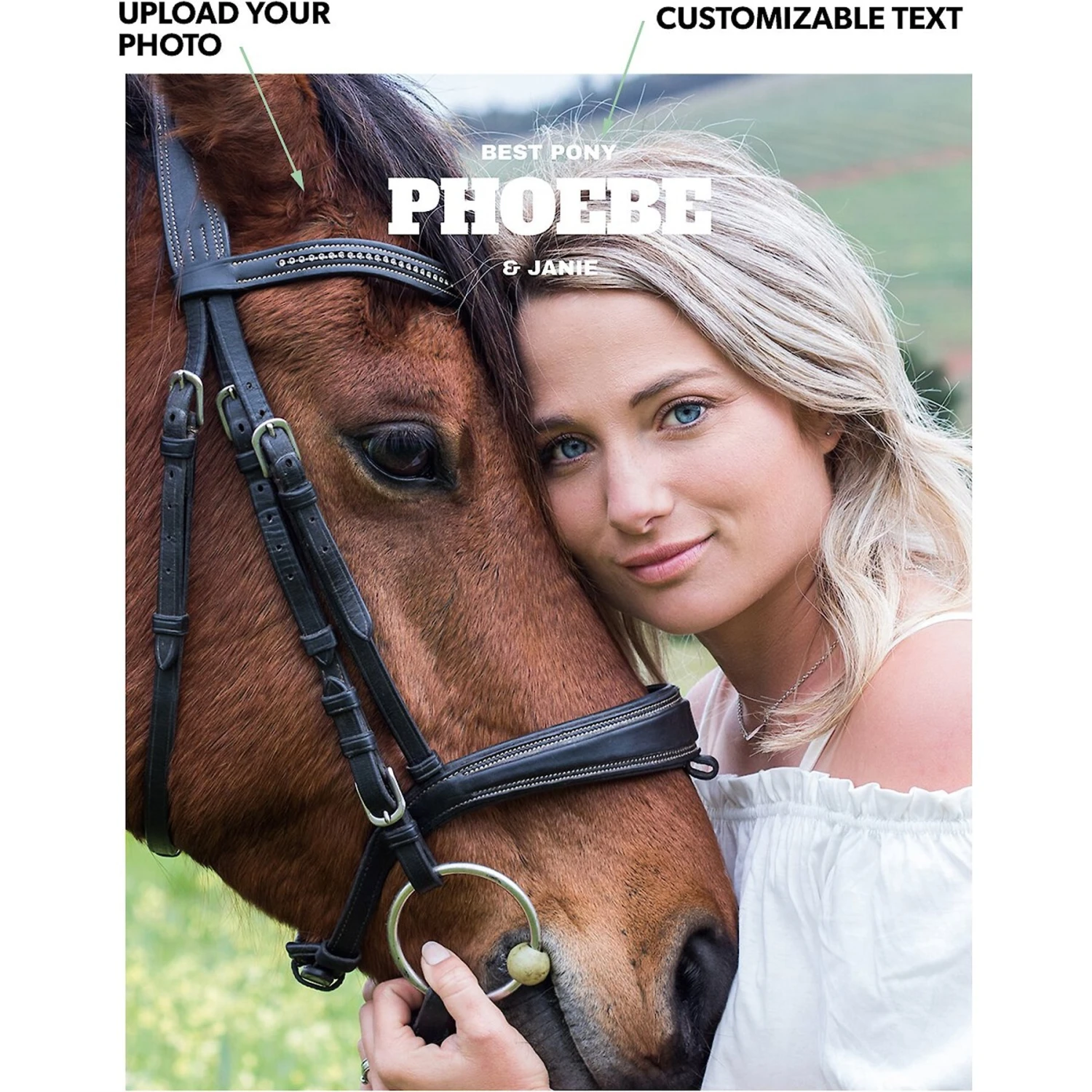 Frisco Portrait Woven Throw Personalized Blanket, 60" X 80" - Image 2