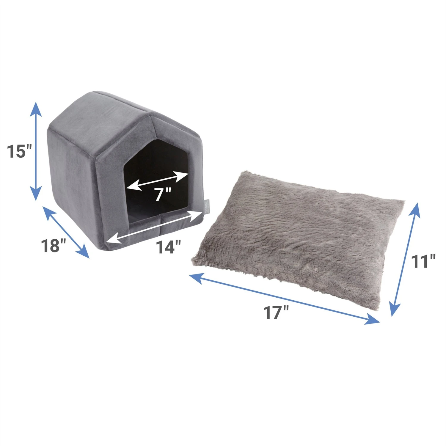 Frisco House Cave Cat & Dog Covered Bed - Image 2