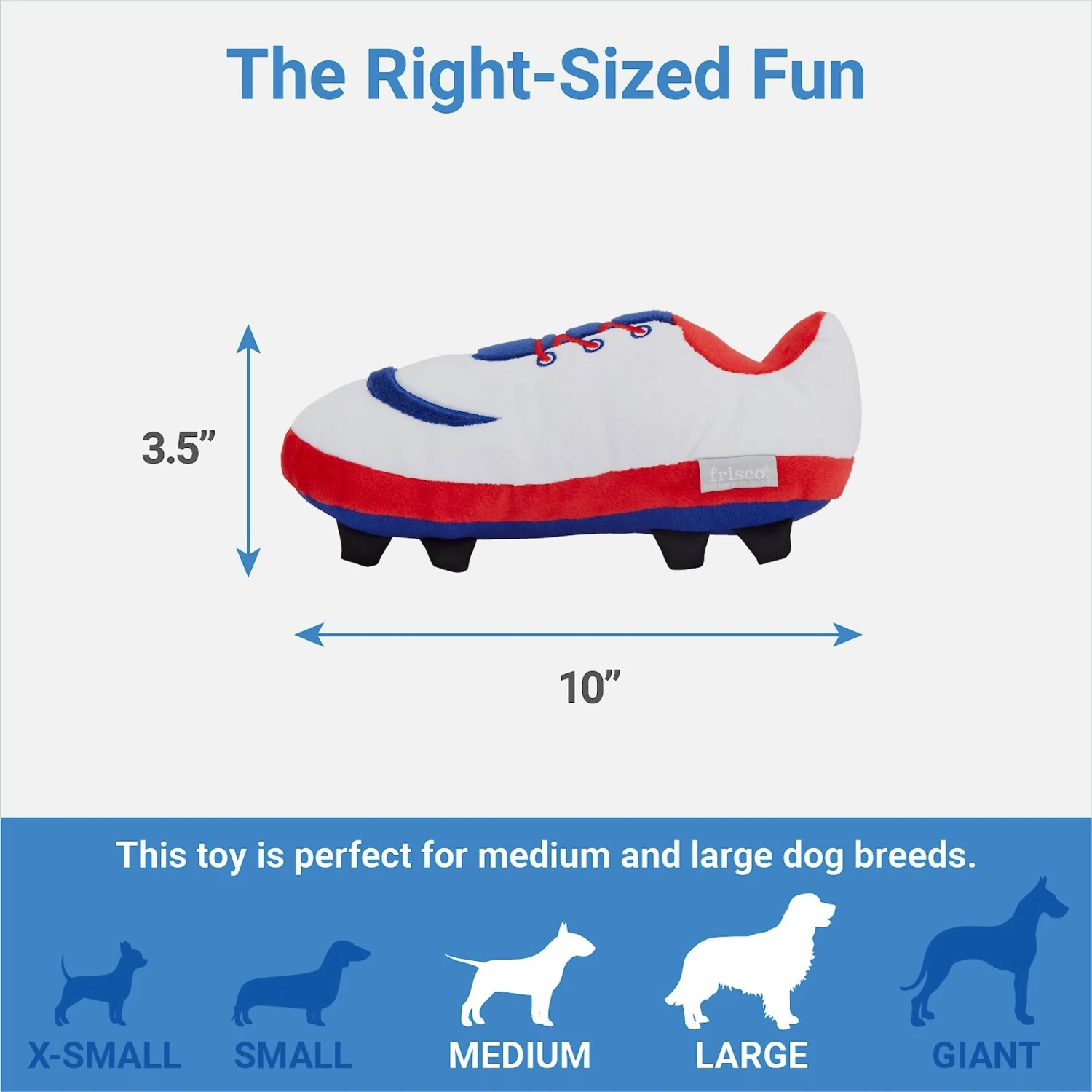 Frisco Baseball Cleat Latex Dog Toy - Image 2