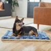 Frisco Plush Tri-fold Arrow Print Dog Crate Mat