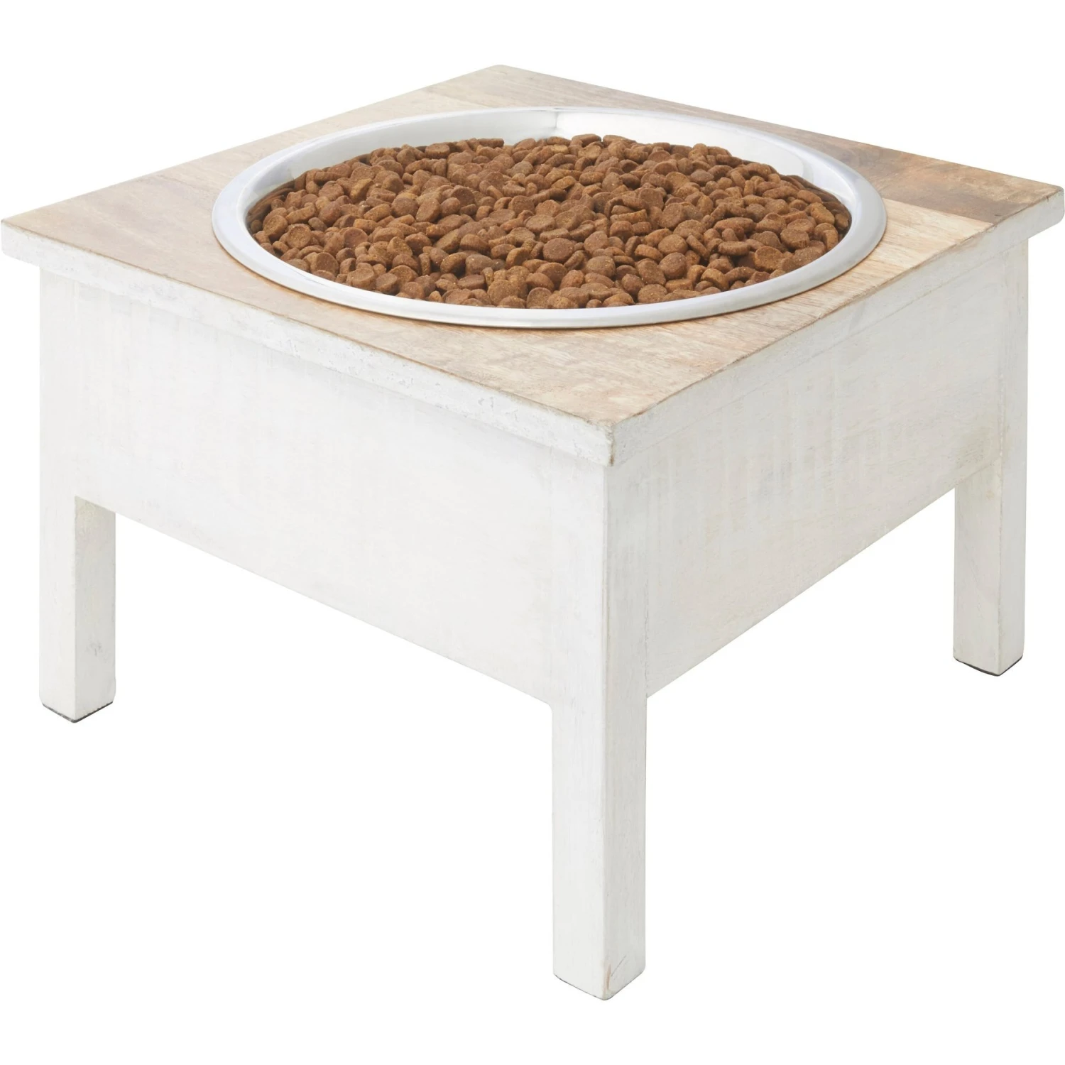 Frisco Farm House Wood Elevated Non-Skid Stainless Steel Dog Bowl - Image 3