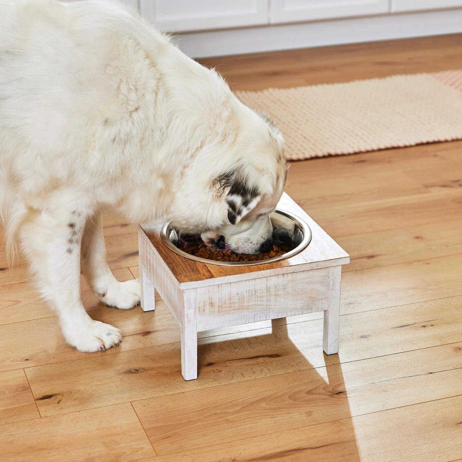 Frisco Farm House Wood Elevated Non-Skid Stainless Steel Dog Bowl - Image 7