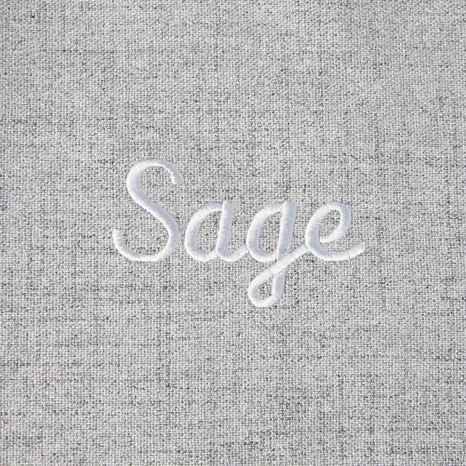 Frisco Faux Linen Corner Personalized Bolster Dog Bed W/Removable Cover, Harbour Blue, L - Image 4