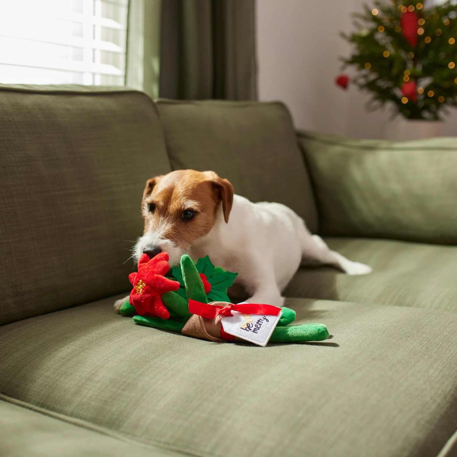 Frisco Flower Bouquet Plush Squeaky Dog Toy - Image 3