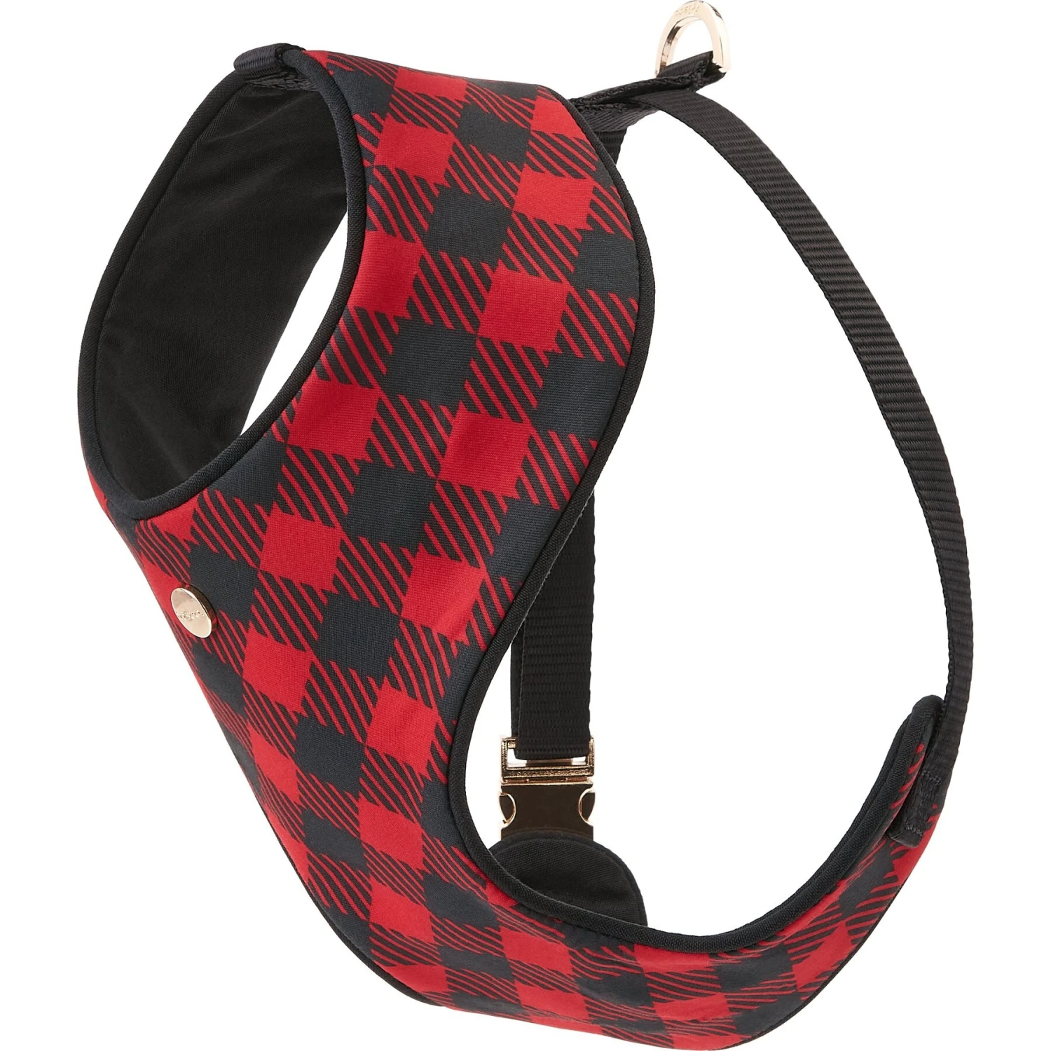 Frisco Fashion Over-The-Head Harness, Blue Plaid - Image 4