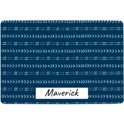 Frisco Mudcloth Personalized Dog & Cat Placemat