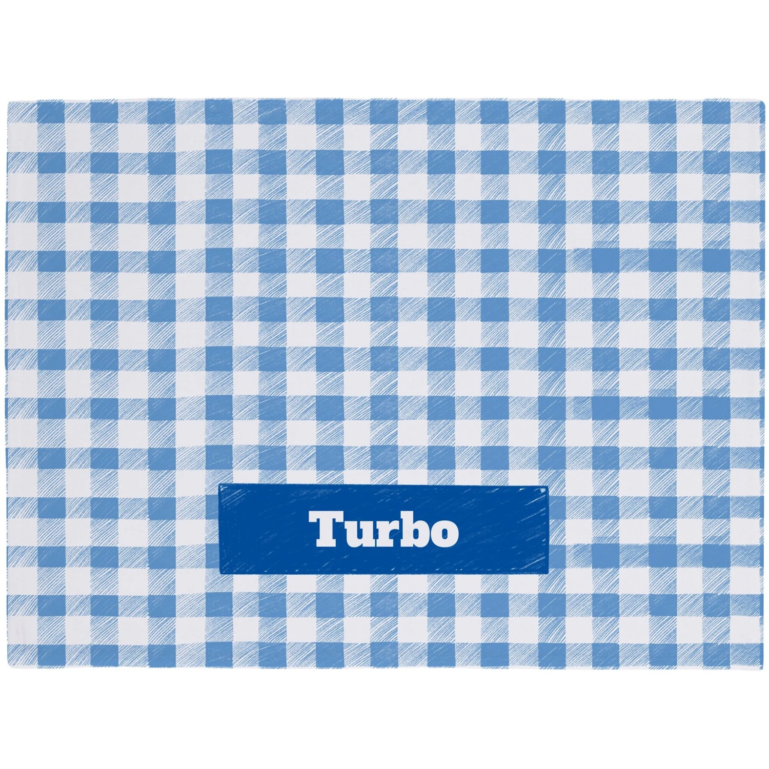 Frisco Personalized Gingham Plaid Soft Fleece Cat & Dog Blanket, 30" X 40"