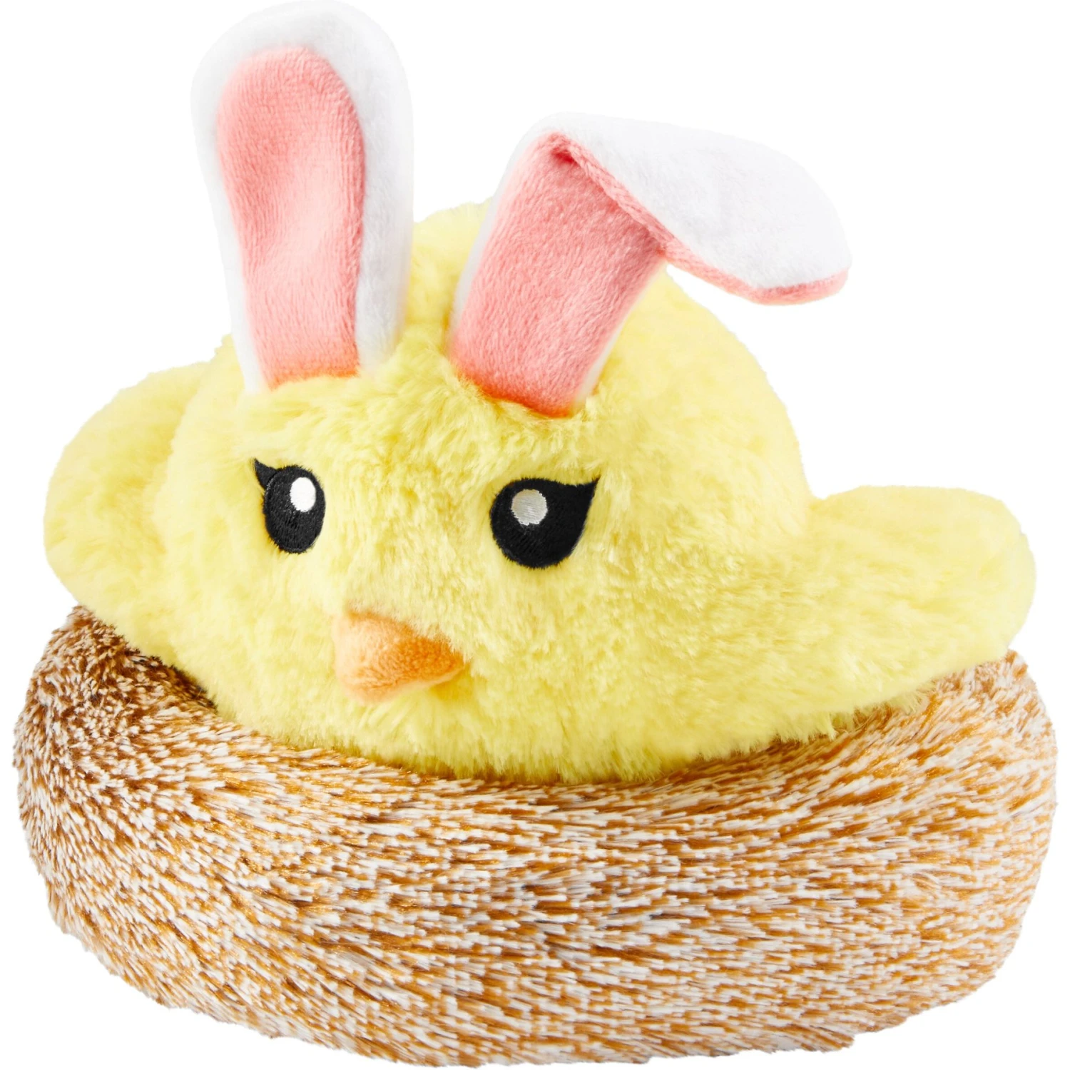 Frisco Easter Chick In Nest 2-in-1 Plush Squeaky Dog Toy