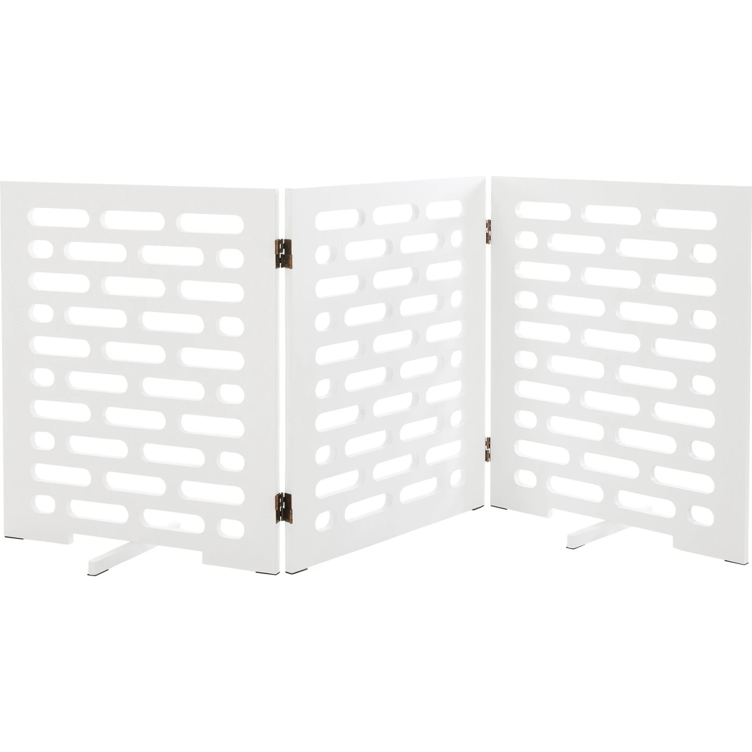 Frisco Deco Horizontal Lines 3-Panel Dog Gate - Image 3