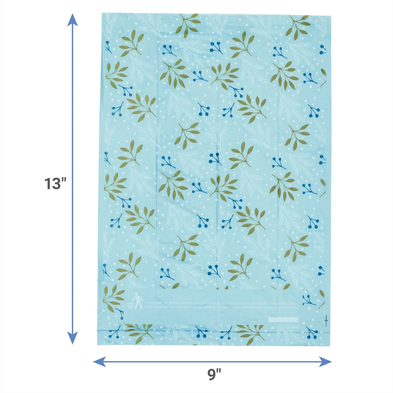 Frisco Solid & Printed Blue Assorted Poop Bags - Image 3