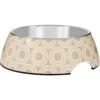 Frisco Circle Design Stainless Steel Dog & Cat Bowl