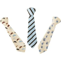 Frisco Ties Plush Dog Toy, 3 Count