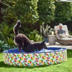 Frisco Outdoor Dog Swimming Pool, Hawaiian Print