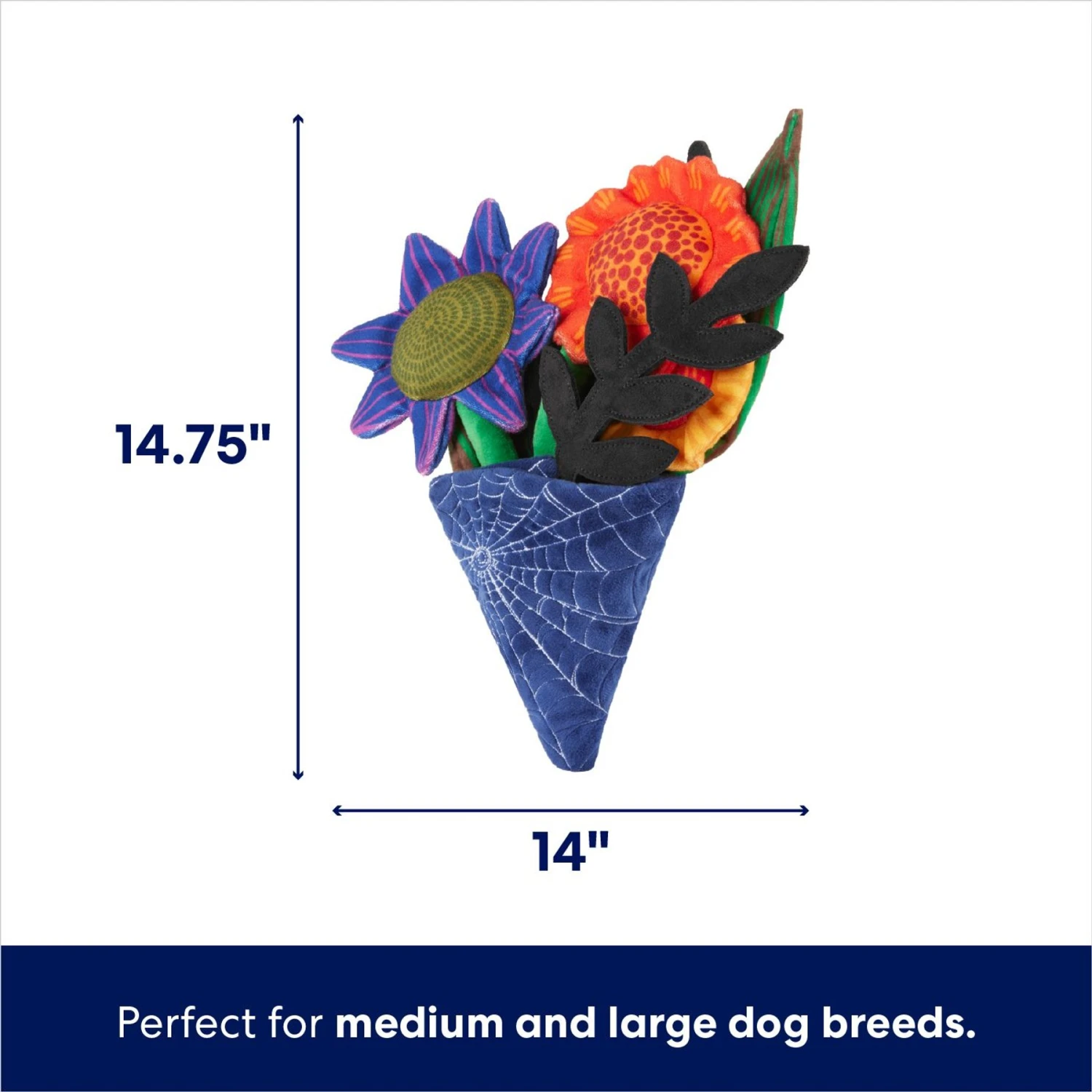 Frisco Halloween Bouquet Plush Squeaky Dog Toy - Image 2