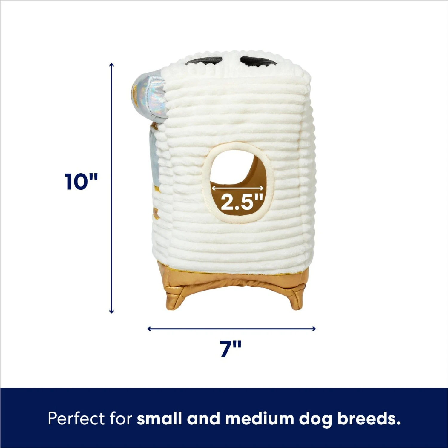 Frisco Holiday Mrs. Claus's Baking Hide & Seek Puzzle Plush Squeaky Dog Toy - Image 2