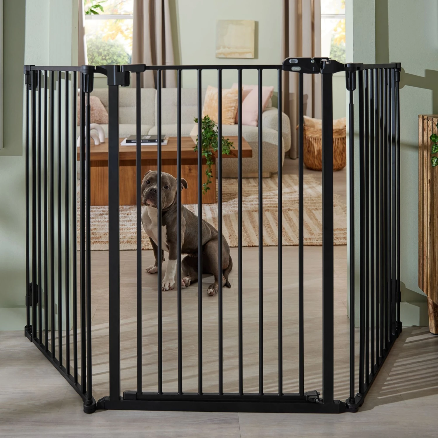 Frisco Steel 3-Panel Configurable Gate, 41-in Height - Image 4