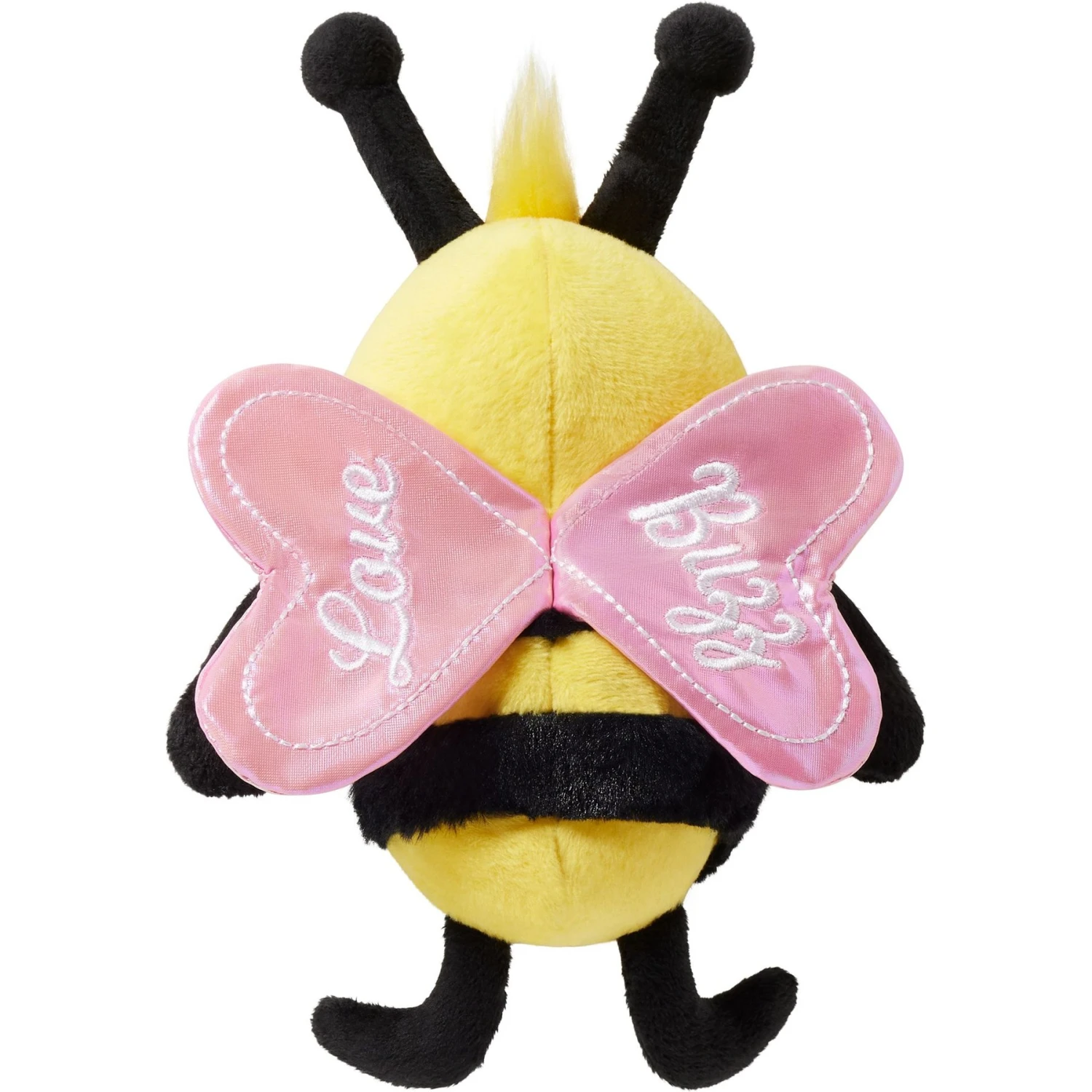 Frisco Valentine Love Buzz Bee Plush Squeaky Dog Toy - Image 3