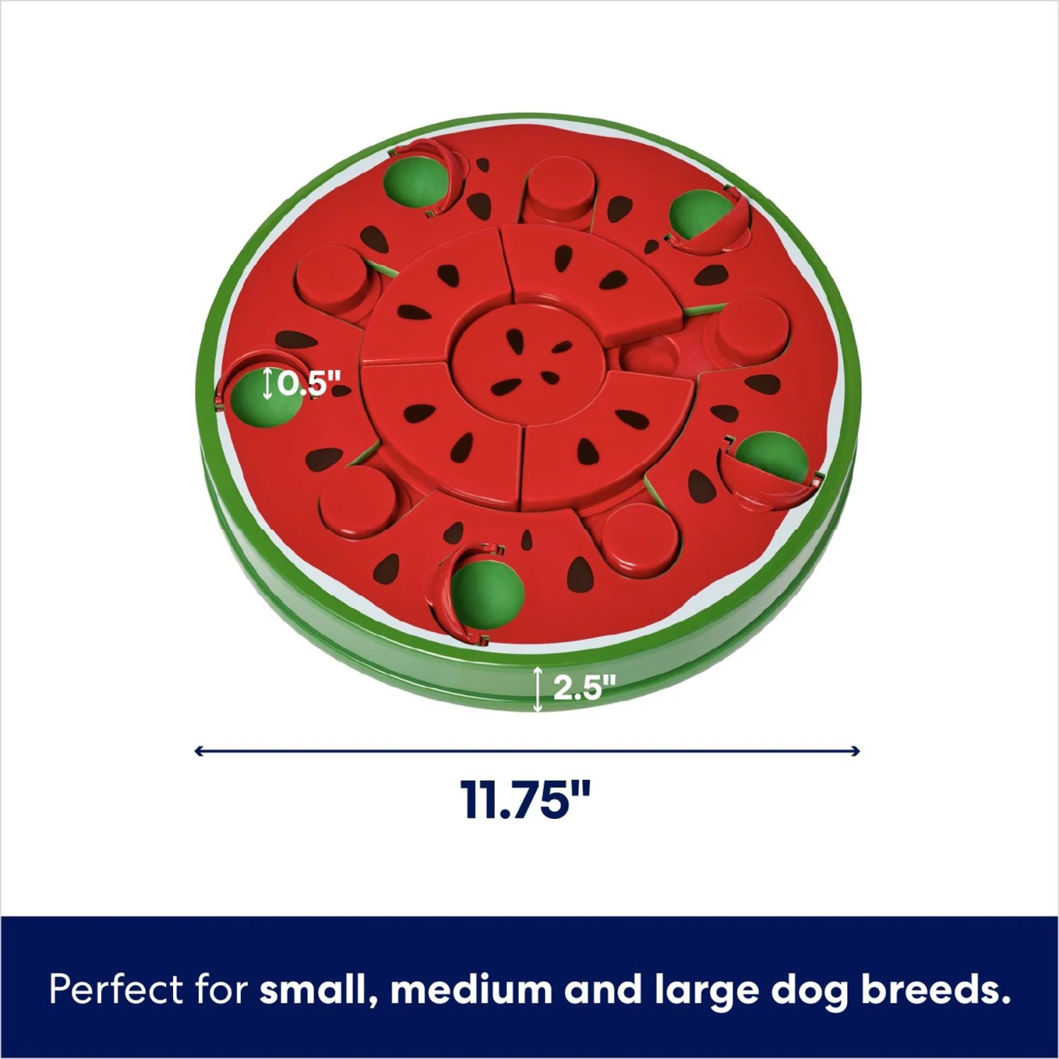 Frisco Watermelon Interactive Puzzle Dog Toy, Advanced - Image 2
