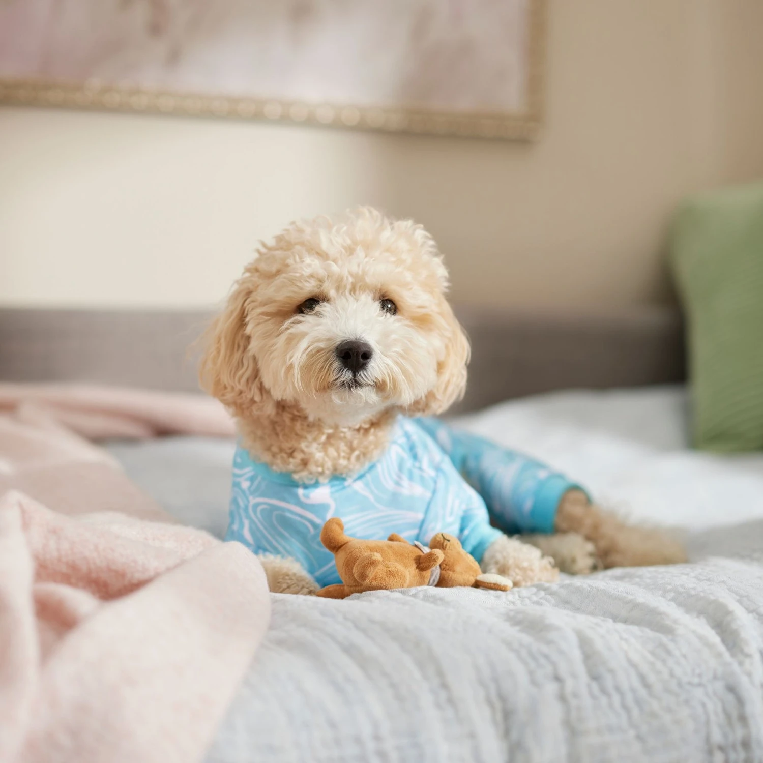 Frisco Blue Ocean Waves Dog & Cat Jersey PJs - Image 5