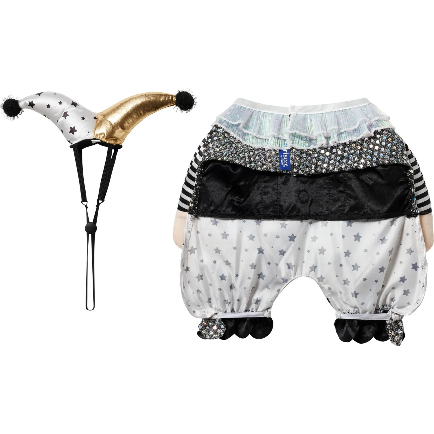 Frisco Front Walking Glitter Clown Dog & Cat Costume - Image 6