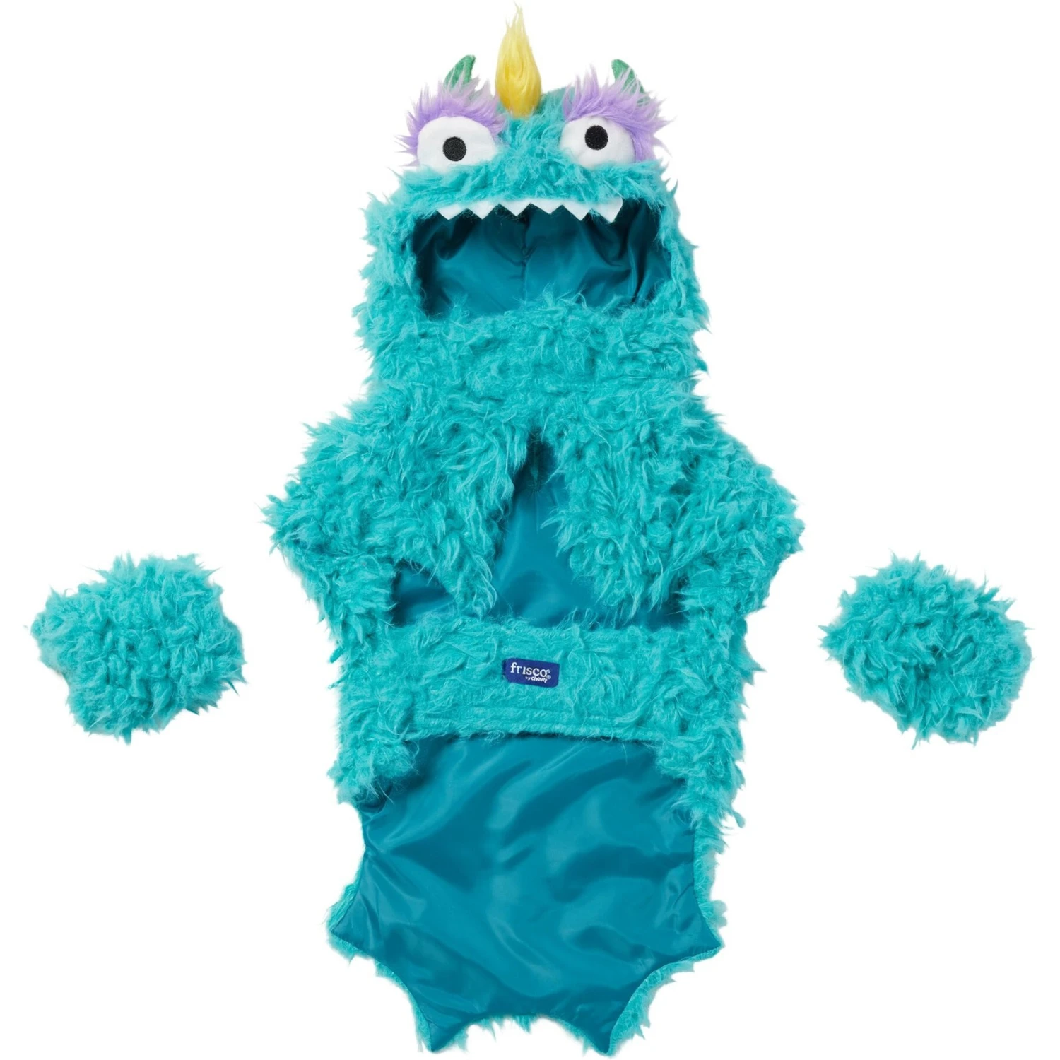 Frisco Faux Fur Monster Clash Dog & Cat Costume - Image 4
