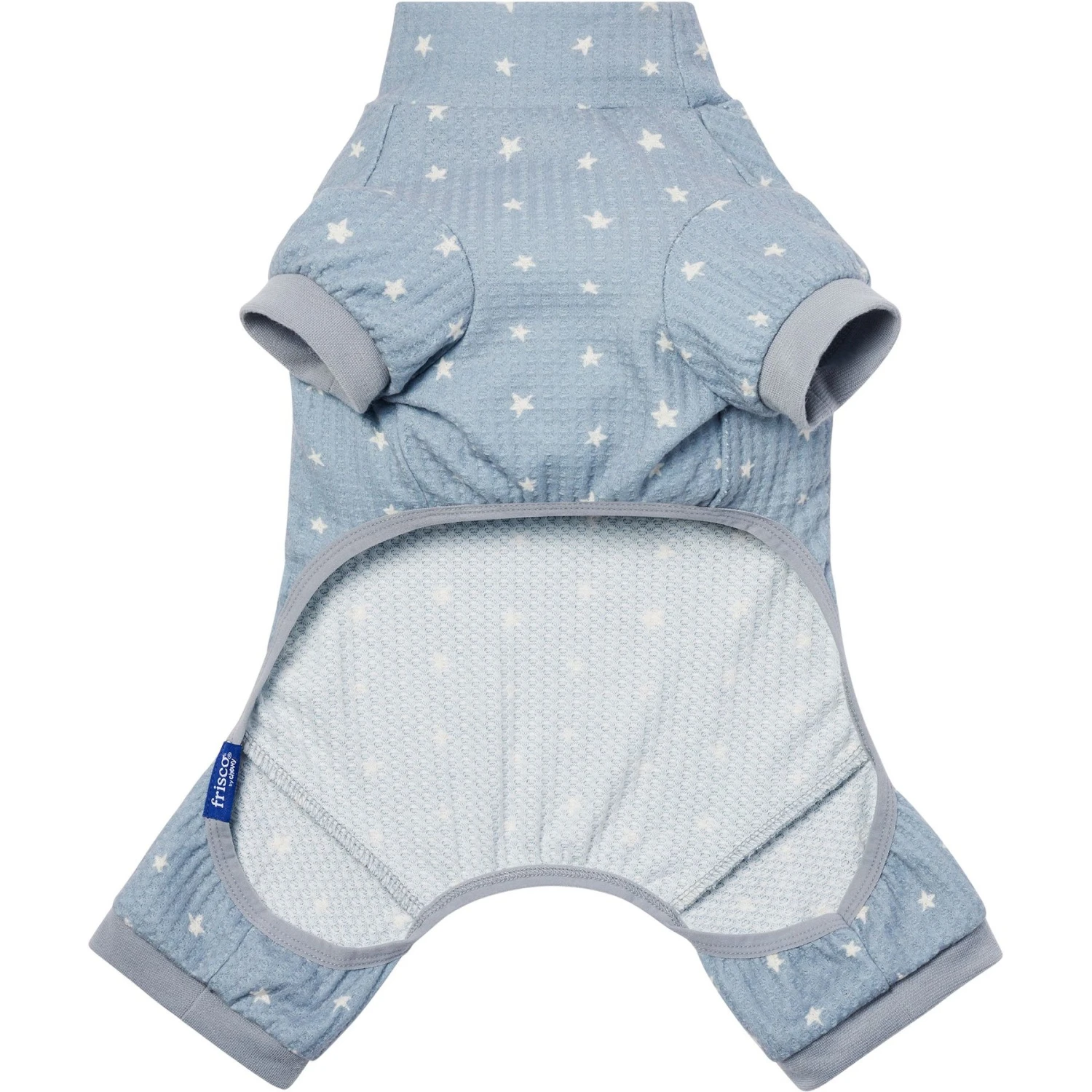 Frisco Cozy Waffle Knit Dog & Cat PJs, Starry Night - Image 5